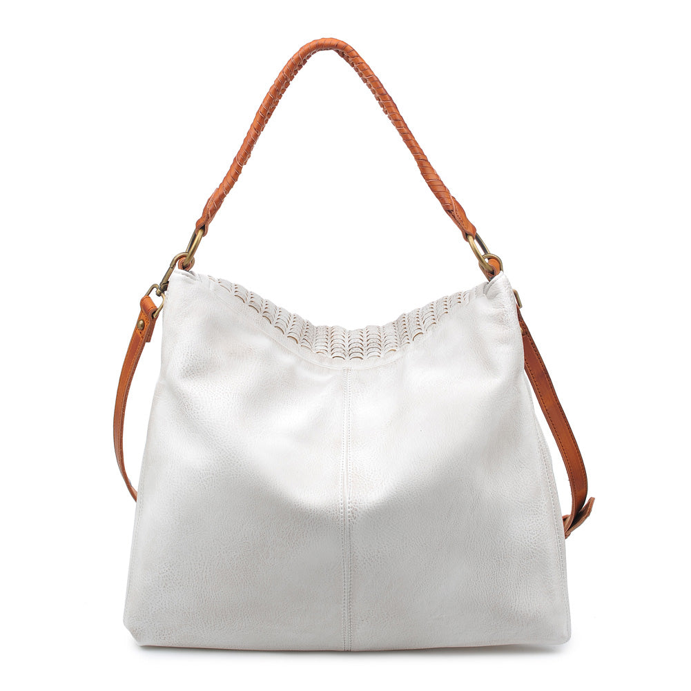 Moda Luxe Adriana Women : Handbags : Hobo 842017113720 | White