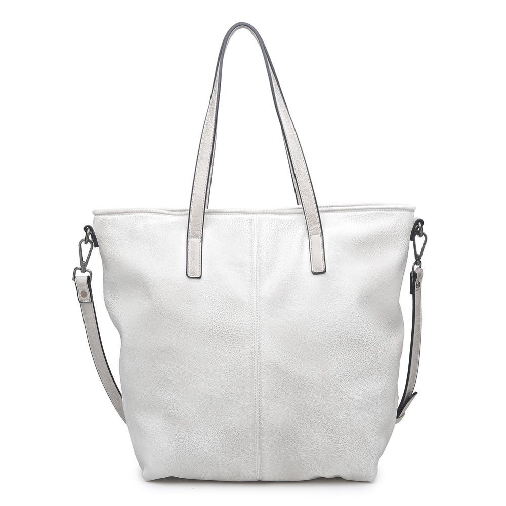 Moda Luxe Magdelena Women : Handbags : Tote 842017113836 | White