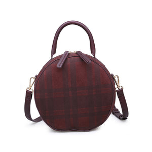 Moda Luxe Capetown Plaid Women : Crossbody : Crossbody 842017115939 | Burgundy