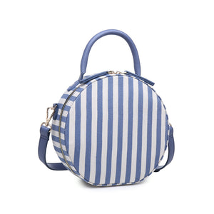 Moda Luxe Capetown-Striped Women : Crossbody : Crossbody 842017114161 | Denim White