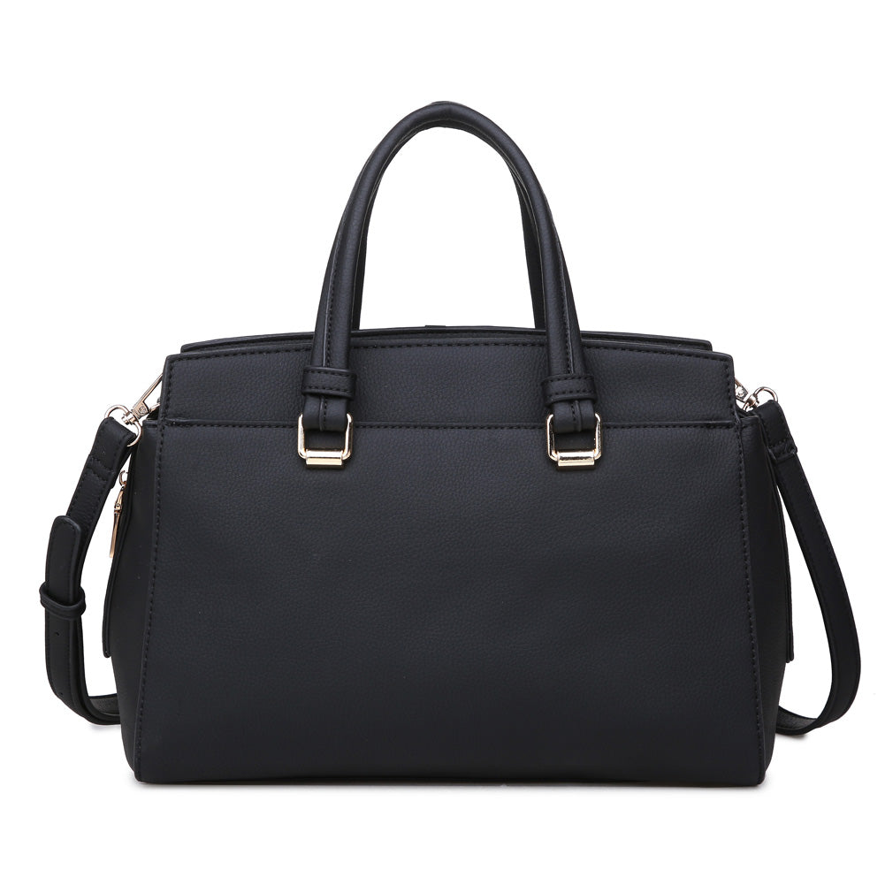 Moda Luxe Boston Women : Handbags : Satchel 842017115694 | Black