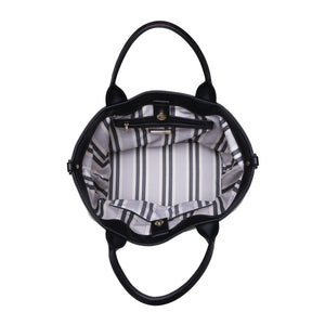 Moda Luxe Saville Women : Handbags : Tote 842017113201 | Black