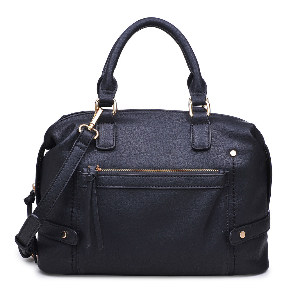 Moda Luxe Augusta Patina Women : Handbags : Satchel 842017106586 | Black