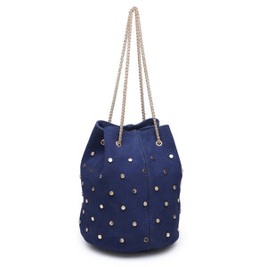 Moda Luxe Colette Women : Handbags : Bucket 842017107323 | Navy