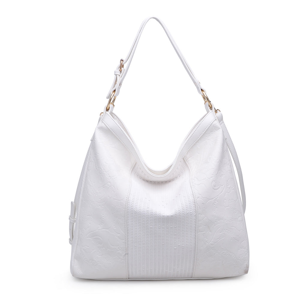 Moda Luxe Raena Women : Handbags : Hobo 842017118244 | White