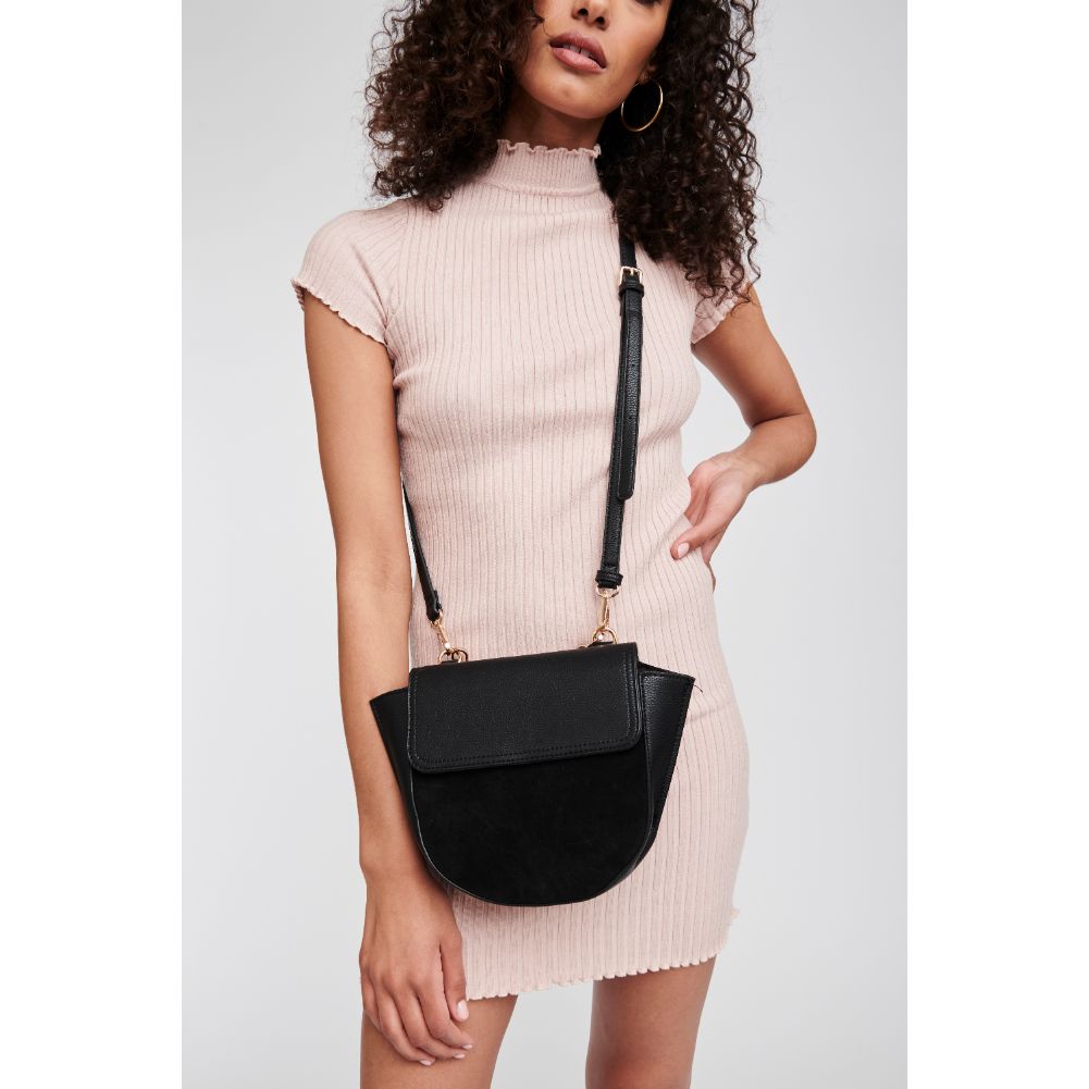 Moda Luxe Juniper Women : Handbags : Messenger 842017123453 | Black